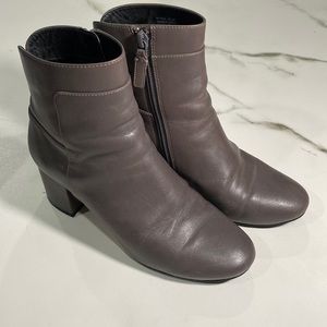 Cole Haan Womens Arden Grand Bootie, Storm Cloud Leather, 6-1/2